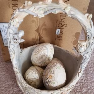 Jim shore easter basket